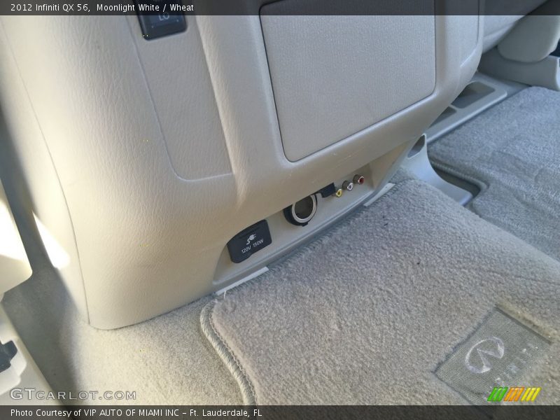 Moonlight White / Wheat 2012 Infiniti QX 56