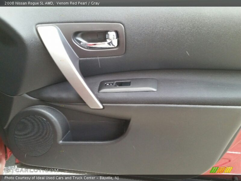 Venom Red Pearl / Gray 2008 Nissan Rogue SL AWD