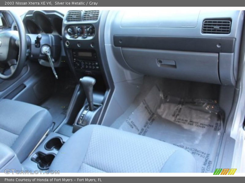 Silver Ice Metallic / Gray 2003 Nissan Xterra XE V6