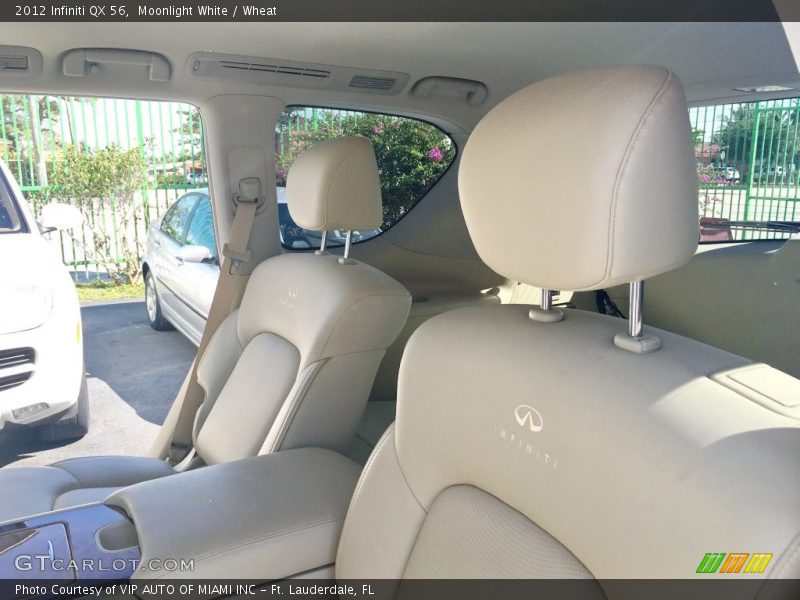 Moonlight White / Wheat 2012 Infiniti QX 56
