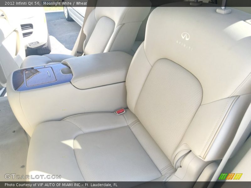 Moonlight White / Wheat 2012 Infiniti QX 56
