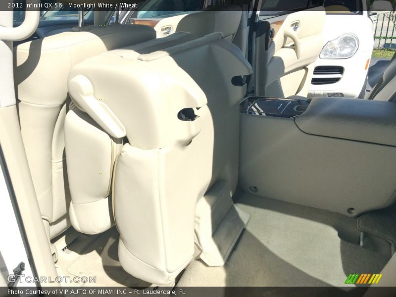Moonlight White / Wheat 2012 Infiniti QX 56