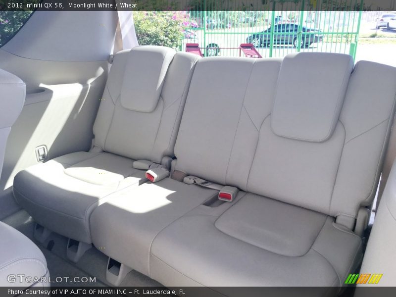 Moonlight White / Wheat 2012 Infiniti QX 56