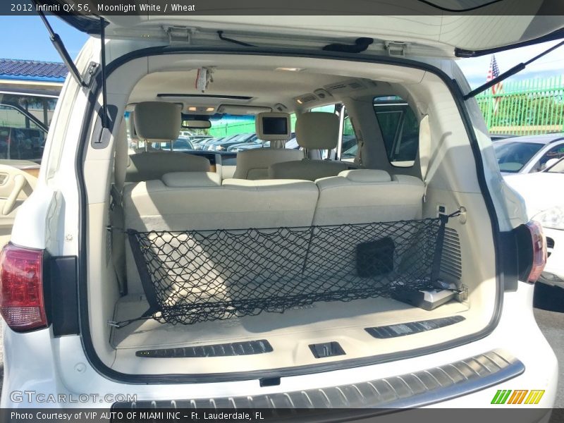 Moonlight White / Wheat 2012 Infiniti QX 56