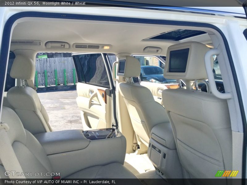 Moonlight White / Wheat 2012 Infiniti QX 56