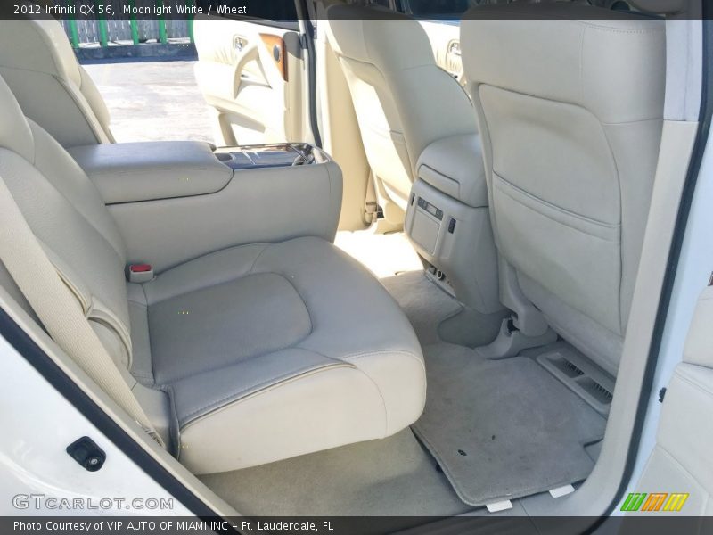 Moonlight White / Wheat 2012 Infiniti QX 56