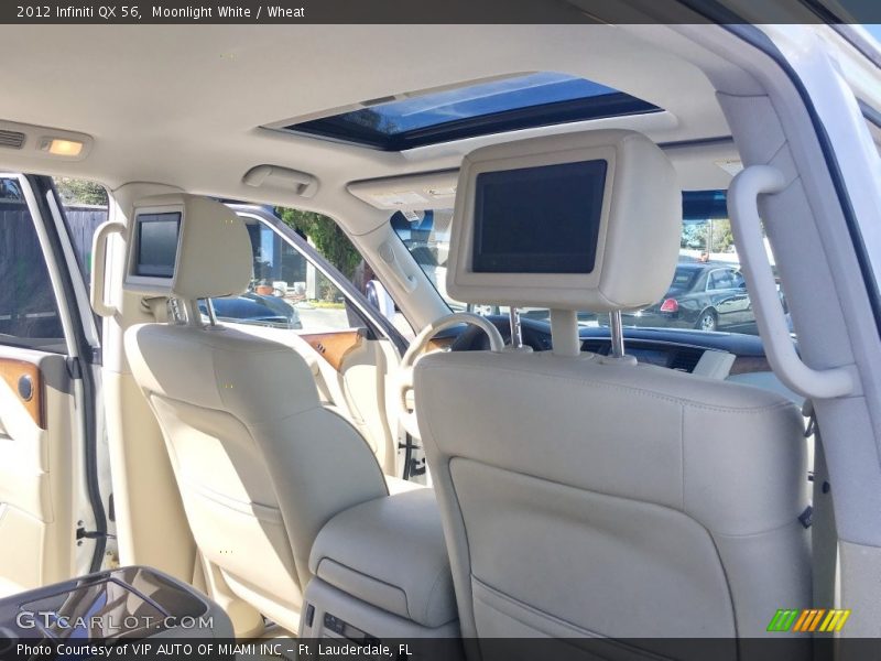 Moonlight White / Wheat 2012 Infiniti QX 56