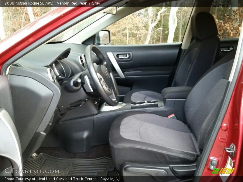 Venom Red Pearl / Gray 2008 Nissan Rogue SL AWD
