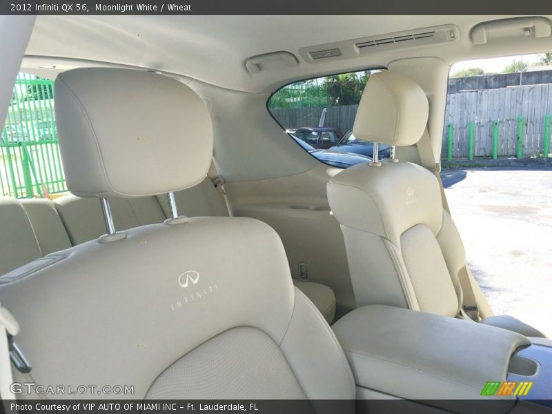 Moonlight White / Wheat 2012 Infiniti QX 56