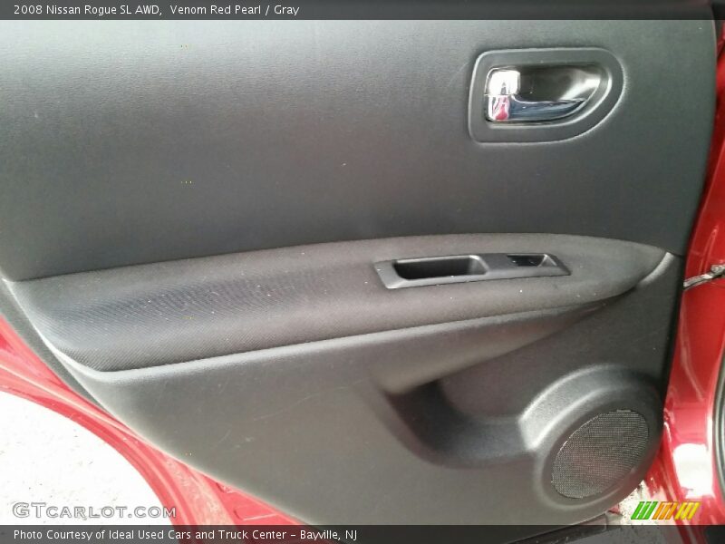 Venom Red Pearl / Gray 2008 Nissan Rogue SL AWD