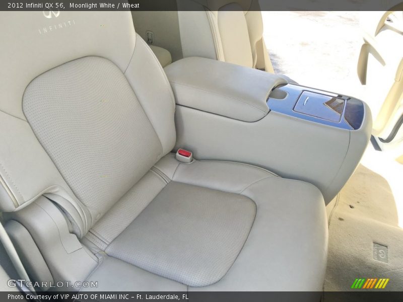 Moonlight White / Wheat 2012 Infiniti QX 56