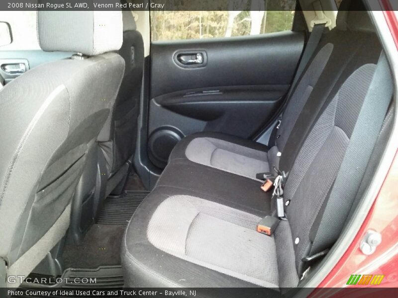 Venom Red Pearl / Gray 2008 Nissan Rogue SL AWD