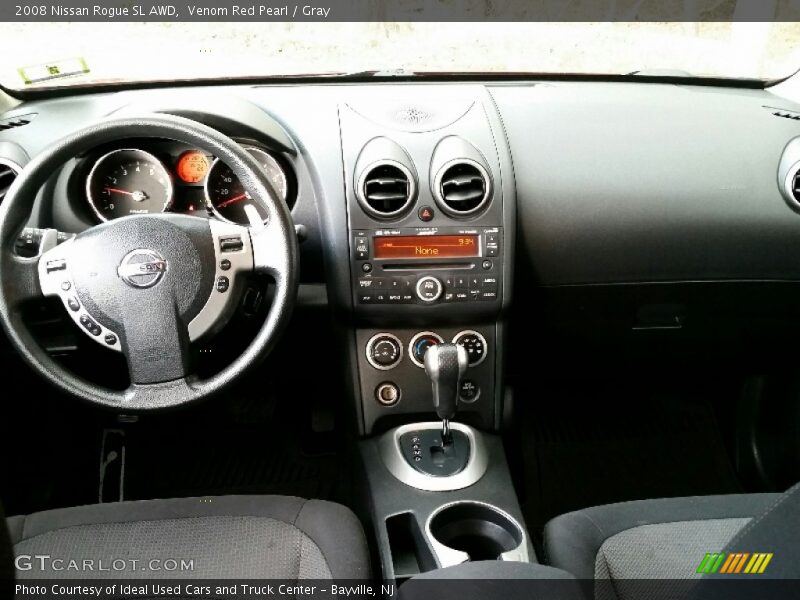 Venom Red Pearl / Gray 2008 Nissan Rogue SL AWD