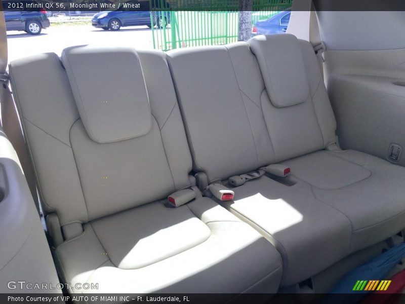 Moonlight White / Wheat 2012 Infiniti QX 56
