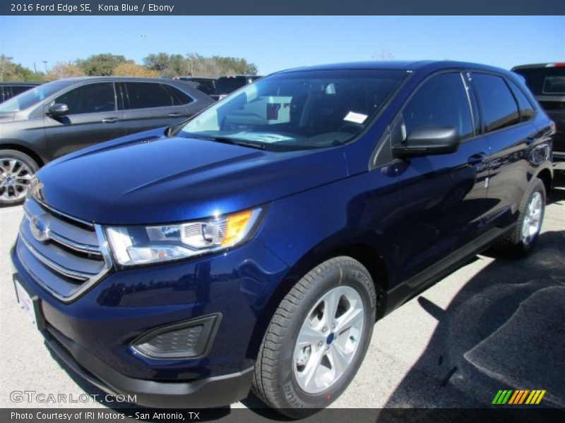 Kona Blue / Ebony 2016 Ford Edge SE