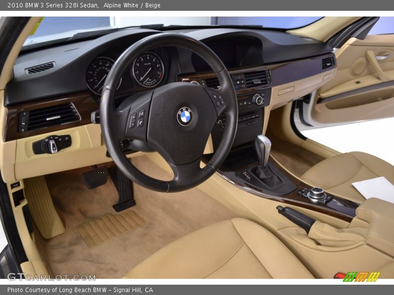 Alpine White / Beige 2010 BMW 3 Series 328i Sedan