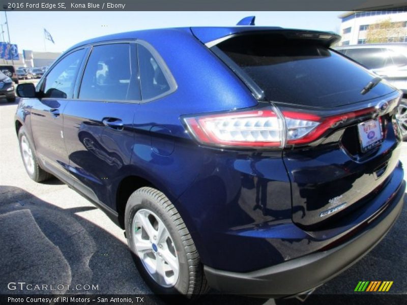 Kona Blue / Ebony 2016 Ford Edge SE