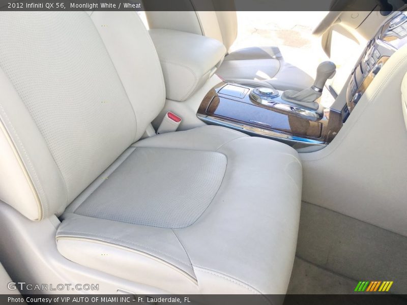 Moonlight White / Wheat 2012 Infiniti QX 56