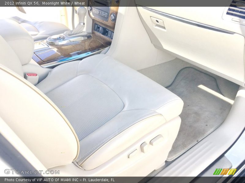 Moonlight White / Wheat 2012 Infiniti QX 56