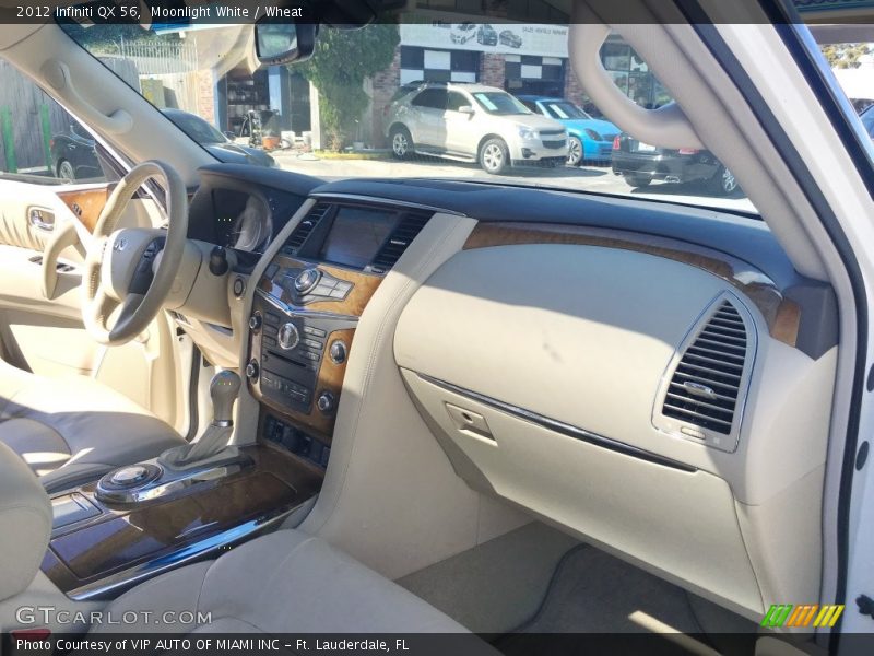 Moonlight White / Wheat 2012 Infiniti QX 56