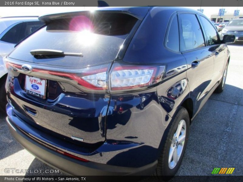 Kona Blue / Ebony 2016 Ford Edge SE