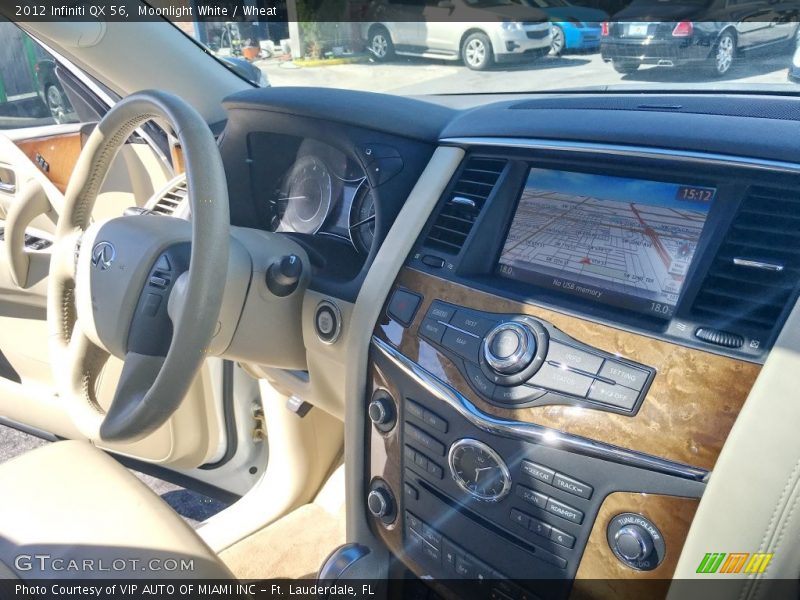 Moonlight White / Wheat 2012 Infiniti QX 56