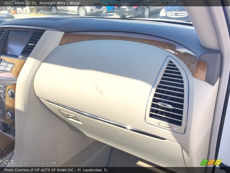 Moonlight White / Wheat 2012 Infiniti QX 56