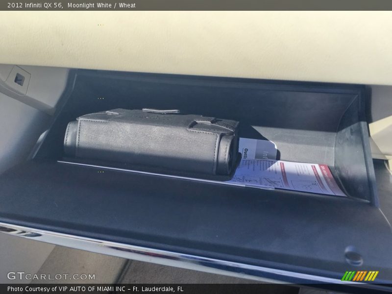 Moonlight White / Wheat 2012 Infiniti QX 56