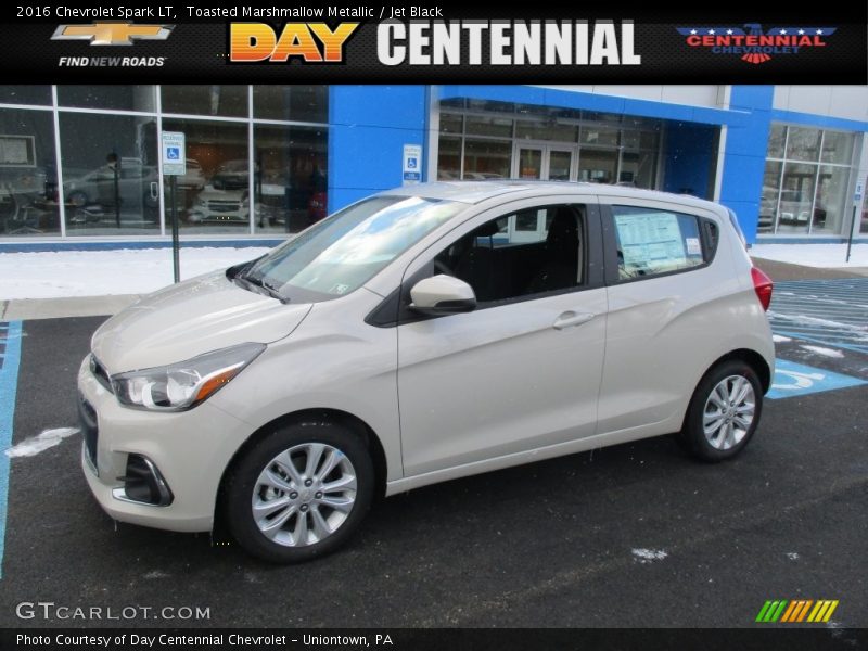 Toasted Marshmallow Metallic / Jet Black 2016 Chevrolet Spark LT