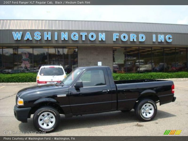 Black / Medium Dark Flint 2007 Ford Ranger XLT Regular Cab