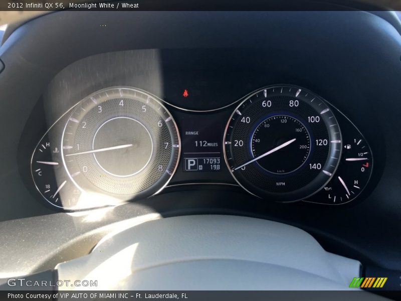 Moonlight White / Wheat 2012 Infiniti QX 56