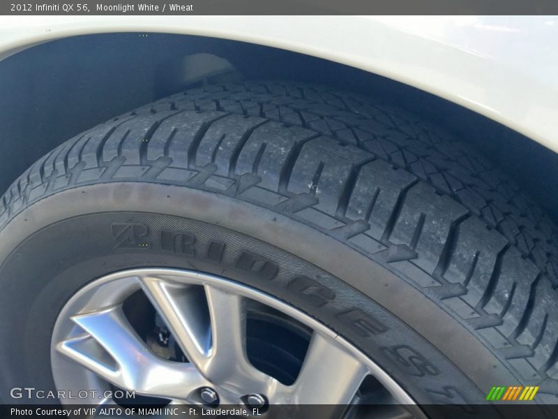 Moonlight White / Wheat 2012 Infiniti QX 56