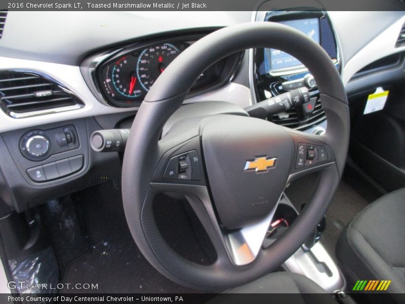 Toasted Marshmallow Metallic / Jet Black 2016 Chevrolet Spark LT