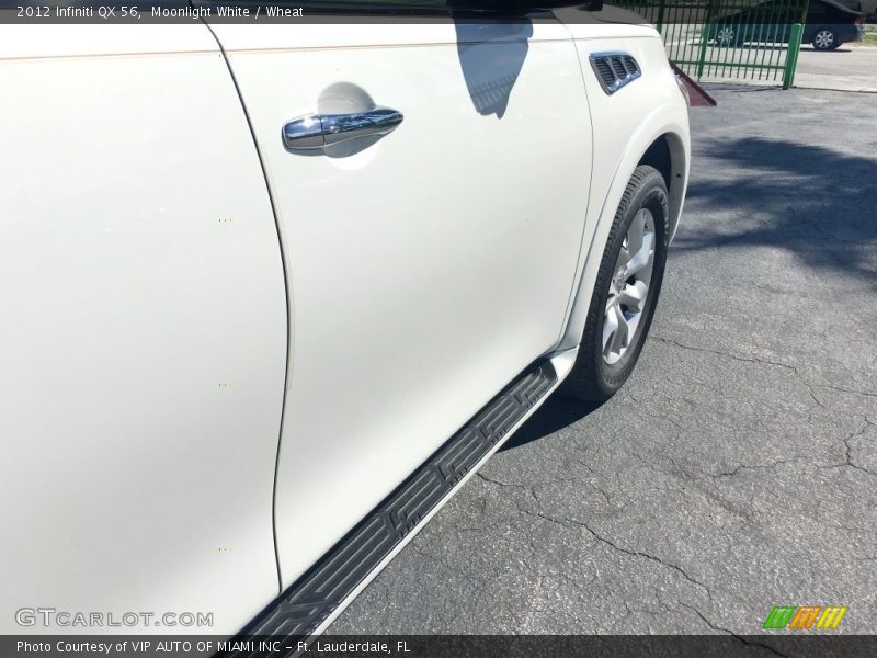 Moonlight White / Wheat 2012 Infiniti QX 56