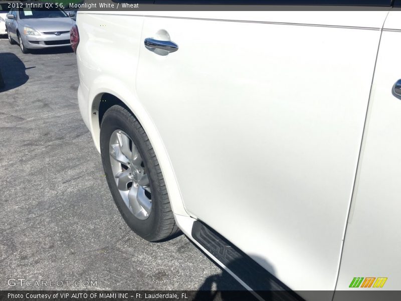 Moonlight White / Wheat 2012 Infiniti QX 56