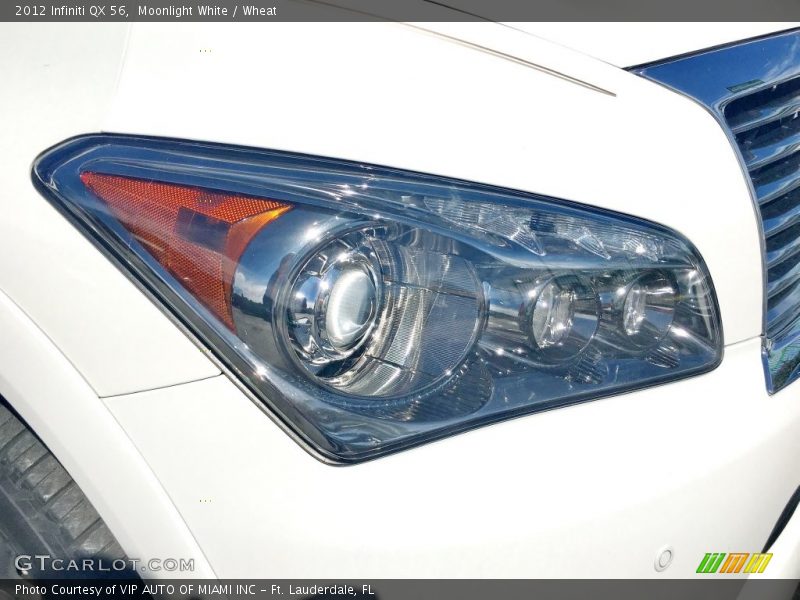 Moonlight White / Wheat 2012 Infiniti QX 56