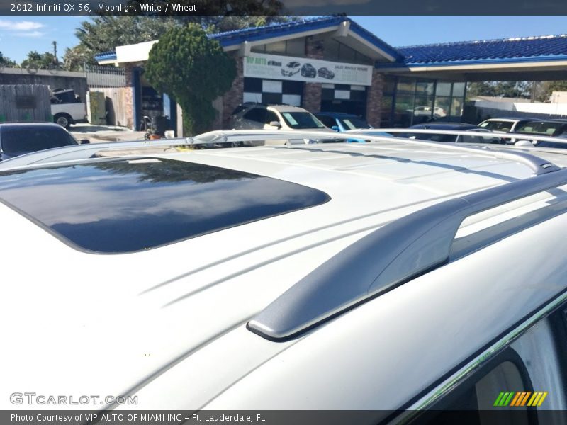 Moonlight White / Wheat 2012 Infiniti QX 56