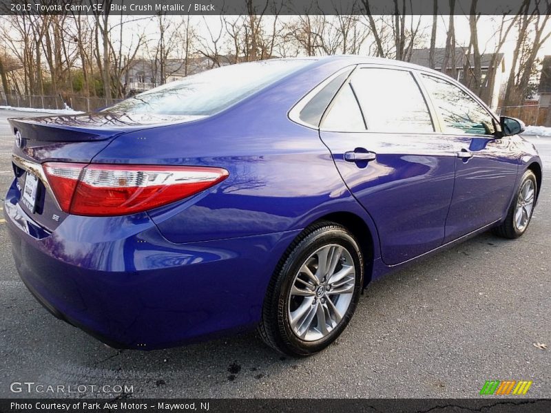 Blue Crush Metallic / Black 2015 Toyota Camry SE