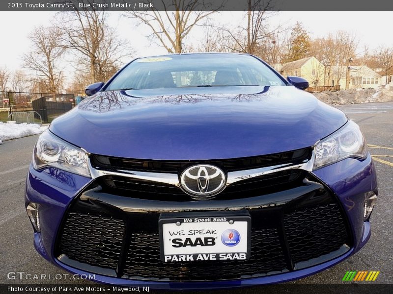 Blue Crush Metallic / Black 2015 Toyota Camry SE
