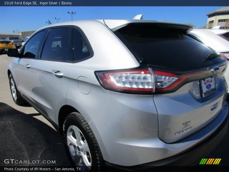 Ingot Silver / Ebony 2016 Ford Edge SE