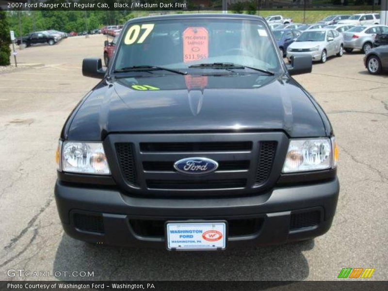 Black / Medium Dark Flint 2007 Ford Ranger XLT Regular Cab