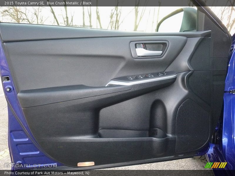 Blue Crush Metallic / Black 2015 Toyota Camry SE