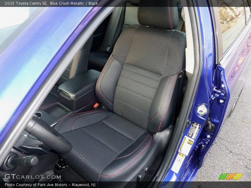 Blue Crush Metallic / Black 2015 Toyota Camry SE