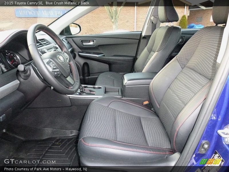 Blue Crush Metallic / Black 2015 Toyota Camry SE