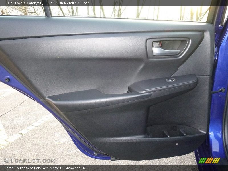 Blue Crush Metallic / Black 2015 Toyota Camry SE