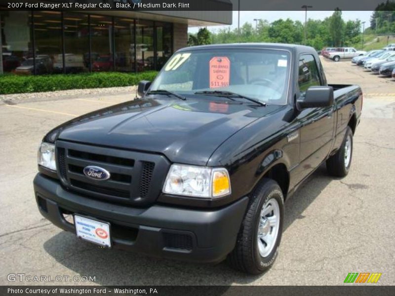 Black / Medium Dark Flint 2007 Ford Ranger XLT Regular Cab