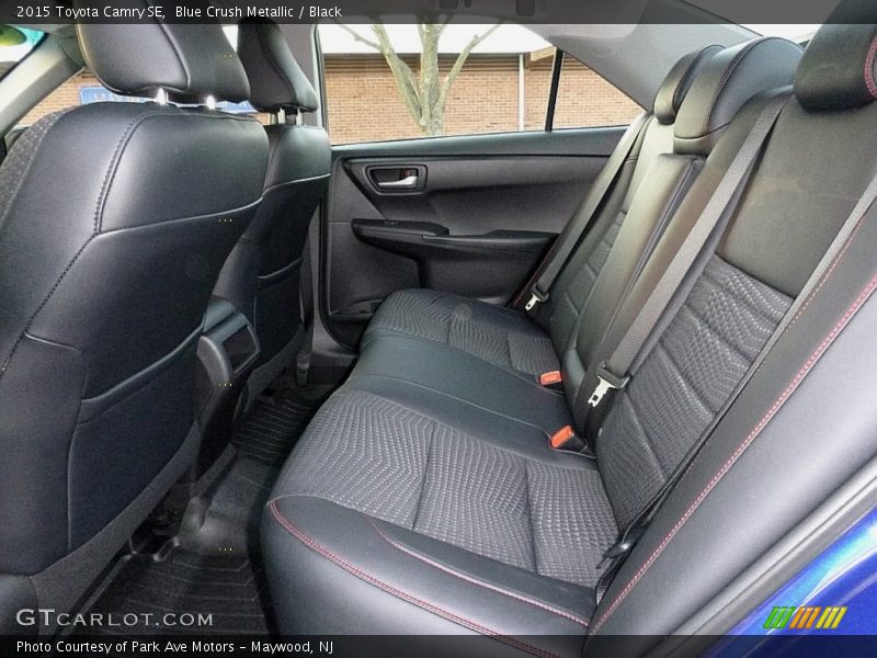 Blue Crush Metallic / Black 2015 Toyota Camry SE