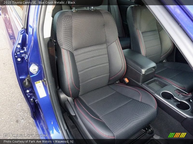 Blue Crush Metallic / Black 2015 Toyota Camry SE