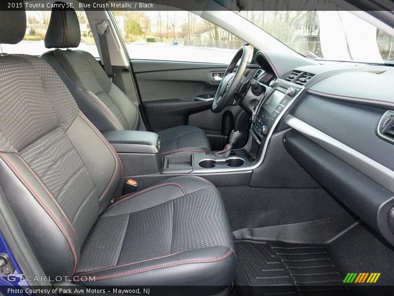 Blue Crush Metallic / Black 2015 Toyota Camry SE
