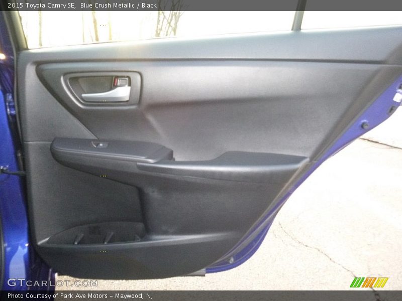 Blue Crush Metallic / Black 2015 Toyota Camry SE